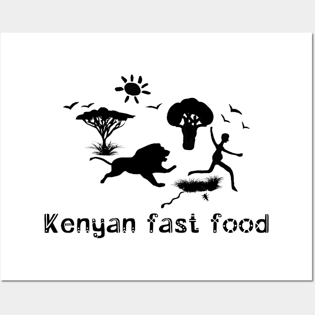 Kenyan fast food Wall Art by Voishalk